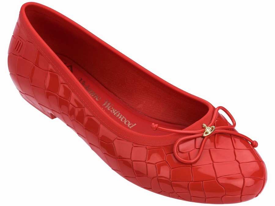 Bailarinas Melissa Vivienne Westwood Margot Mujer - Rojas - Argentina DNQ-528743